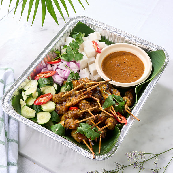 Chicken Satay Platter (For 10-12 Persons)