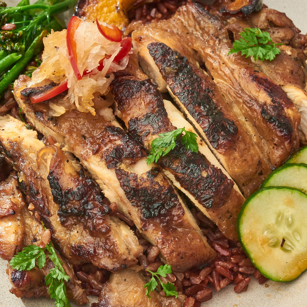 Lemongrass Chicken Rice Bowl