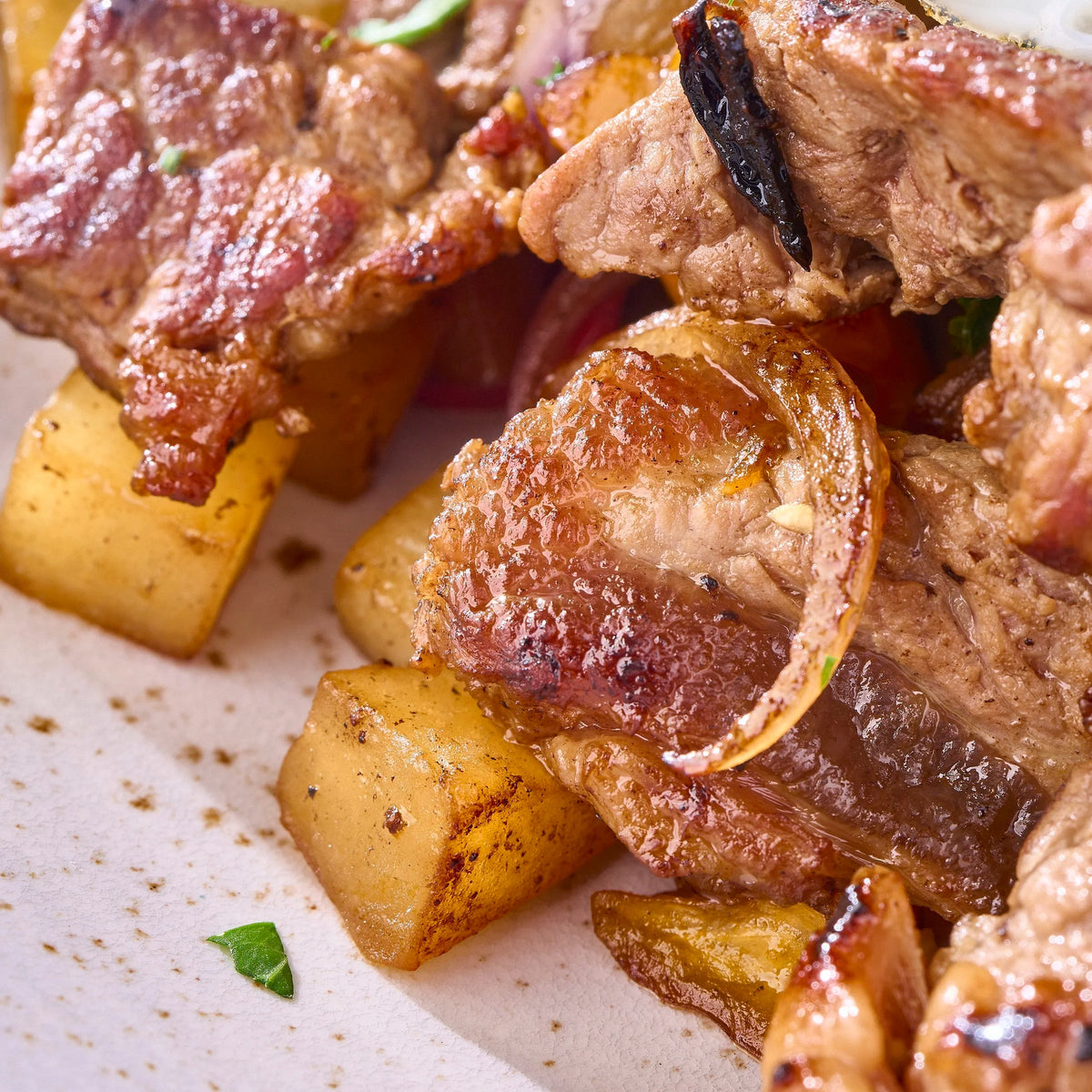 Steak & Hash Potatoes