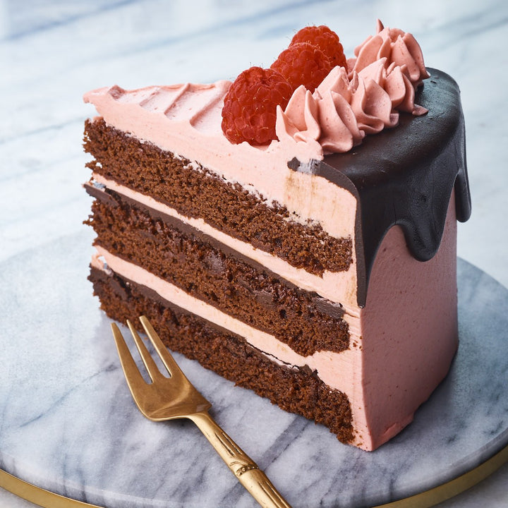 Chocolate Raspberry Decadence Cake