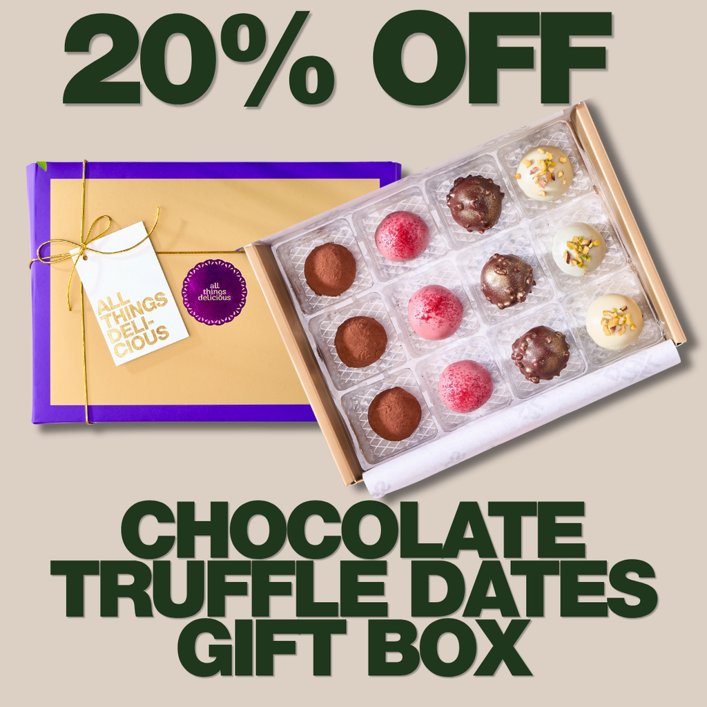 Chocolate Truffle Dates Gift Box (GF)