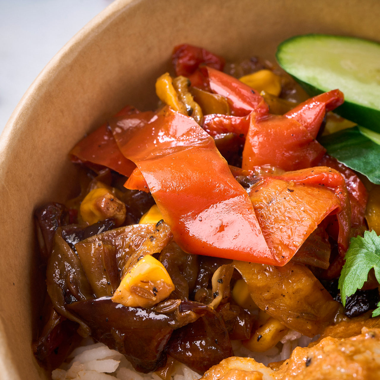 Butter Chicken Rice Bowl
