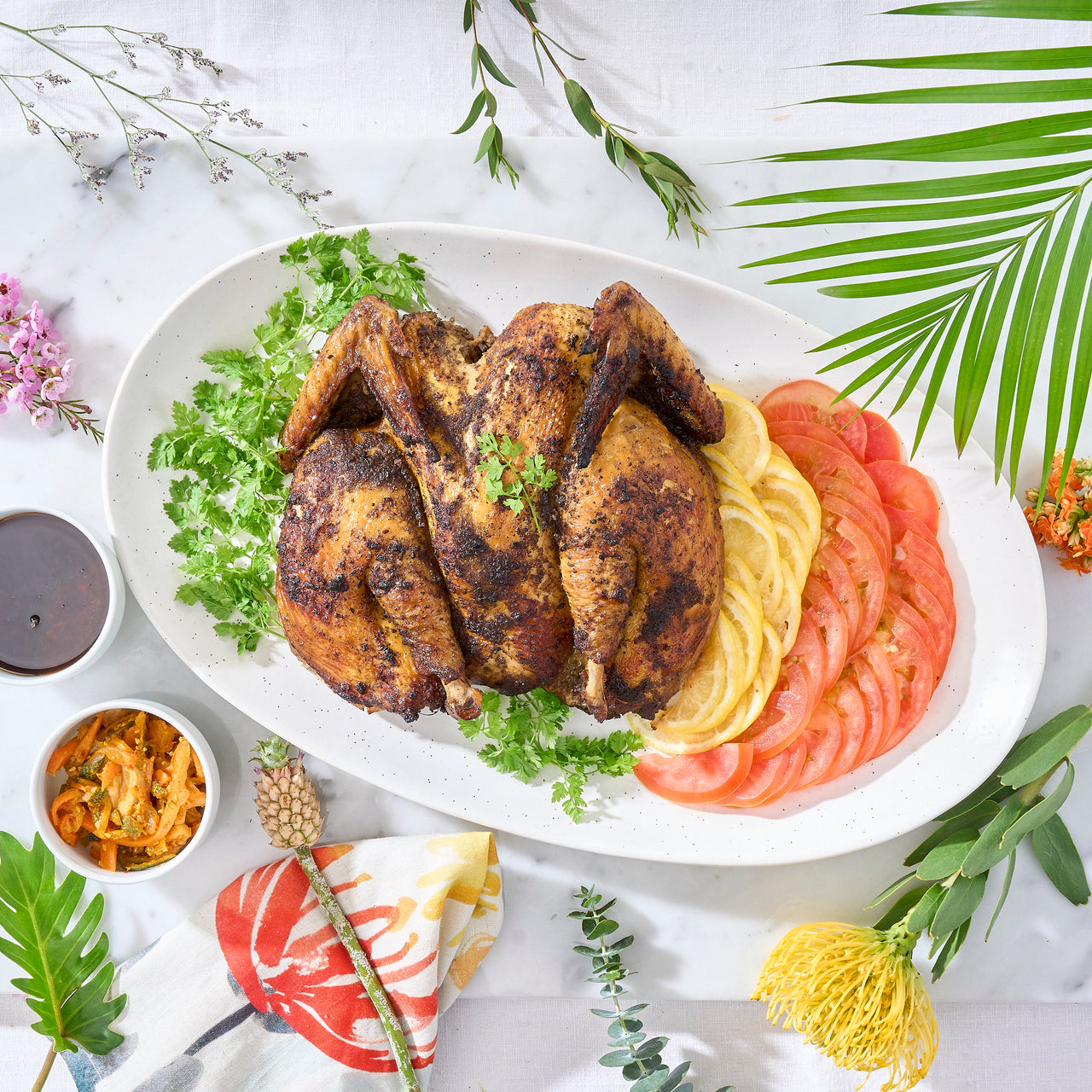 Roast Organic Kampung Chicken