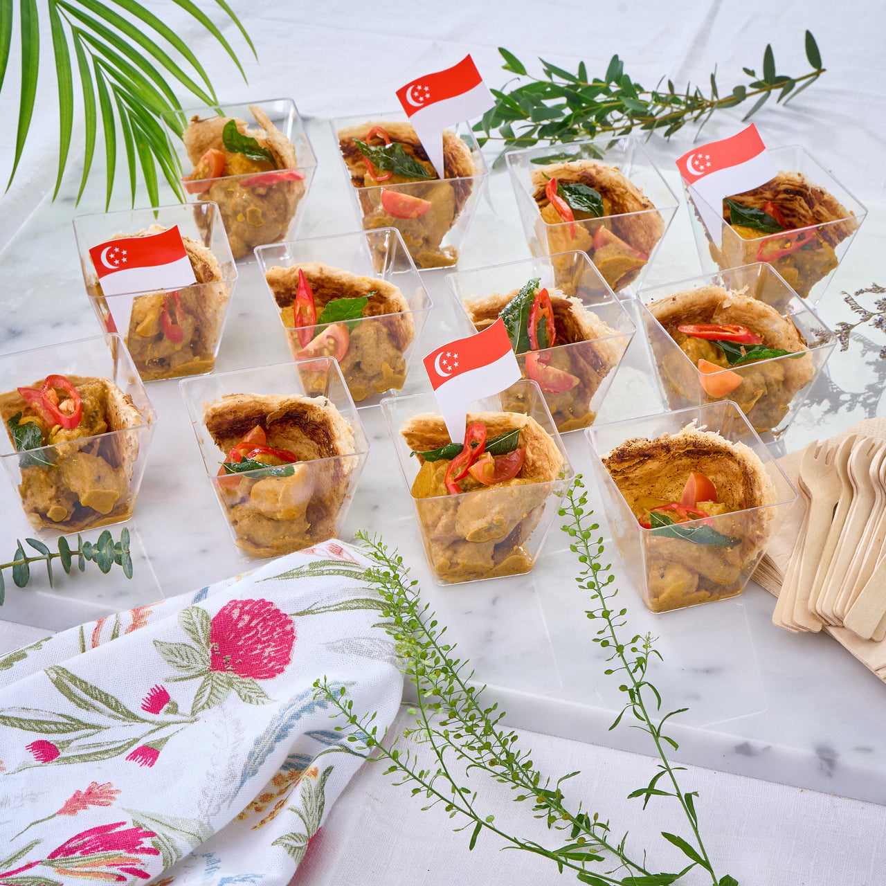 Nonya Chicken Curry with Prata (Box of 12)