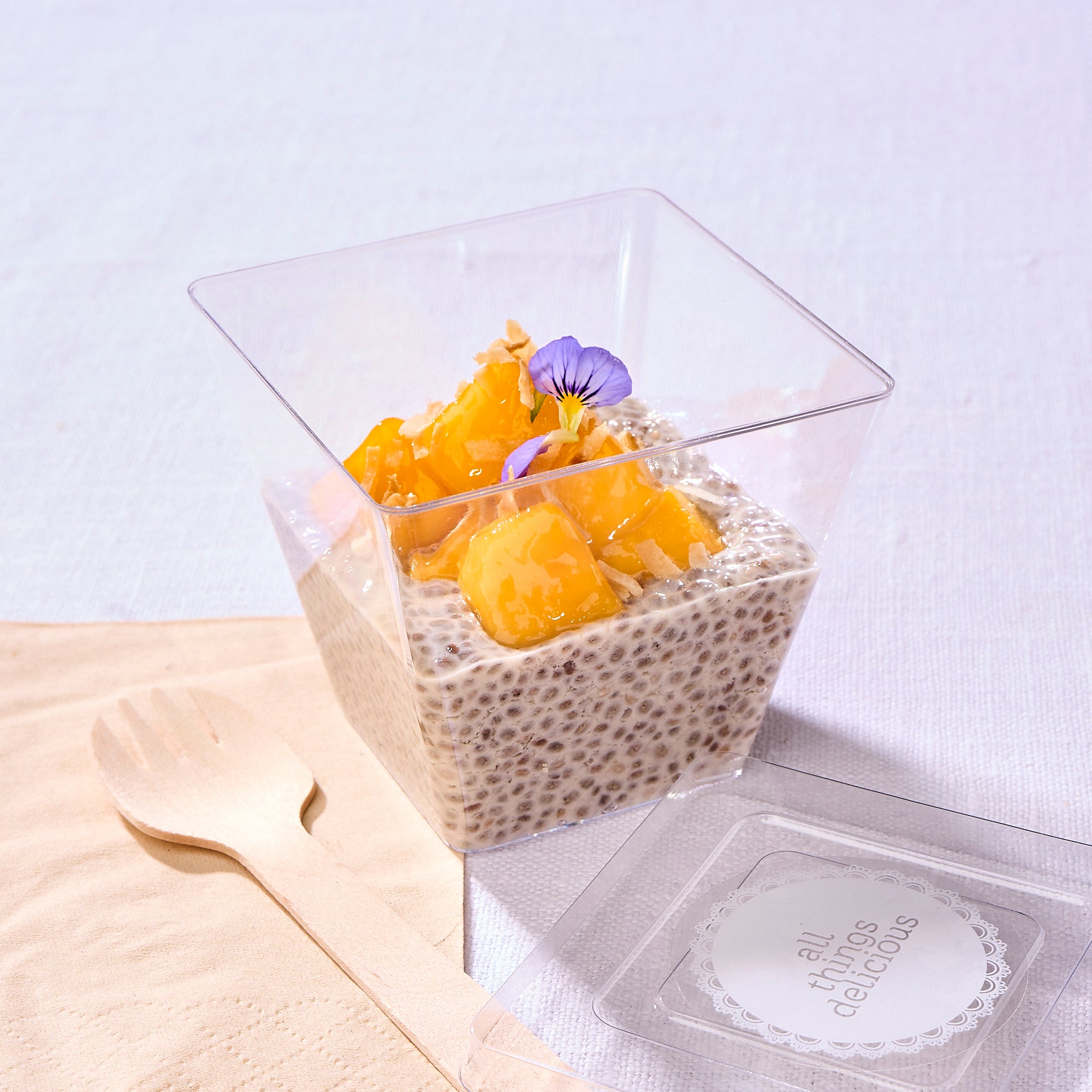 Coconut Chia Pudding (Box of 12) (Vegan)