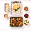 Nasi Lemak Platter - Ayam Goreng Berempah