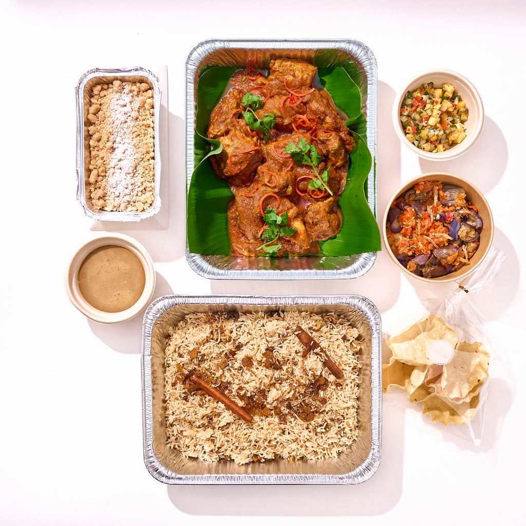 Nasi Minyak Platter - The Double Delight