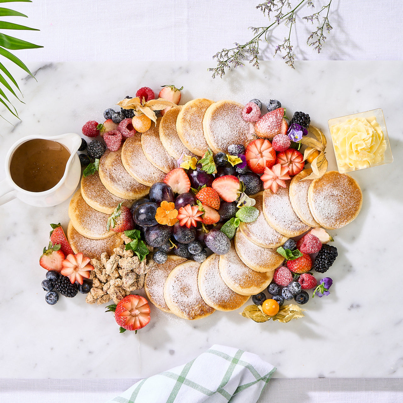 Pancakes & Berries Platter