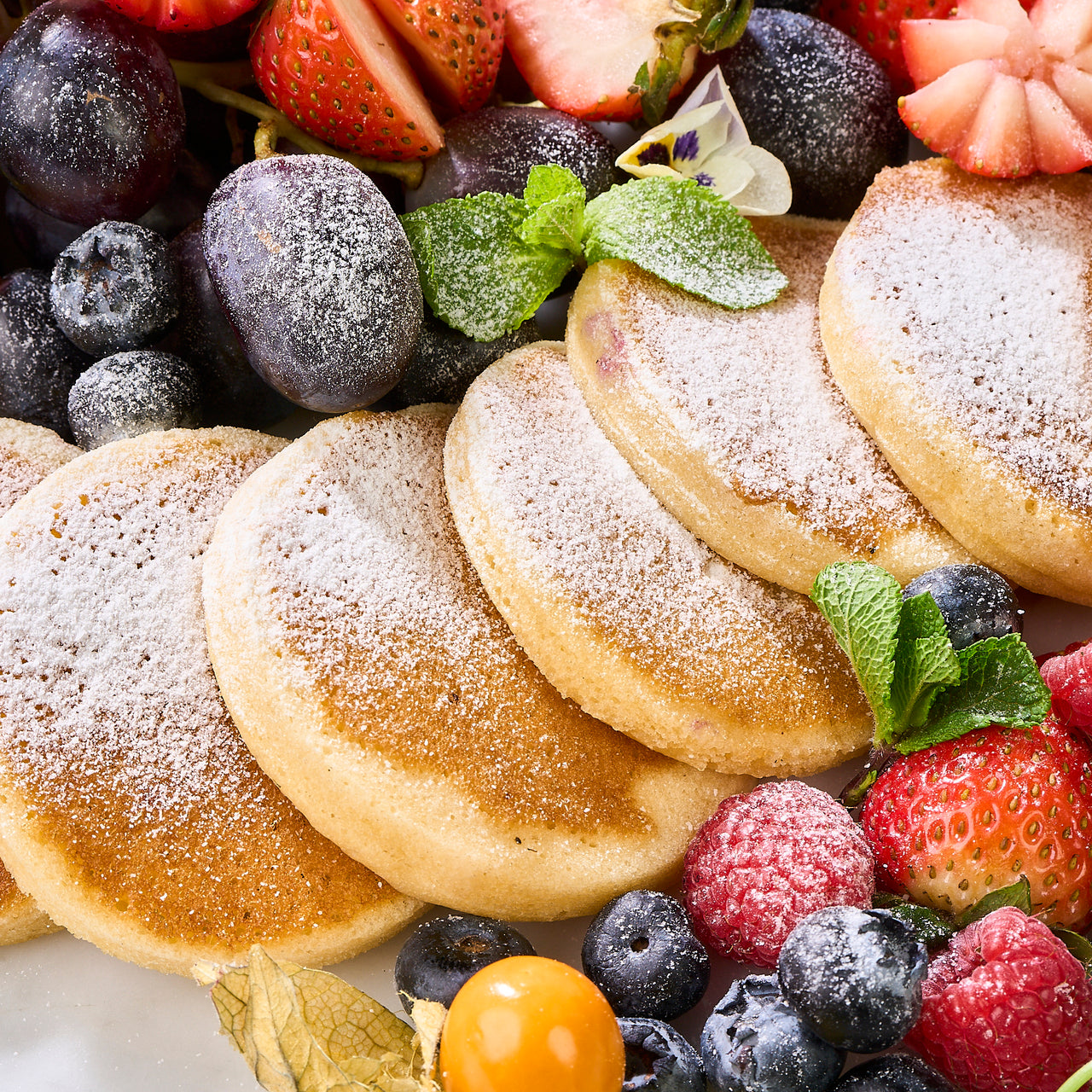 Pancakes & Berries Platter