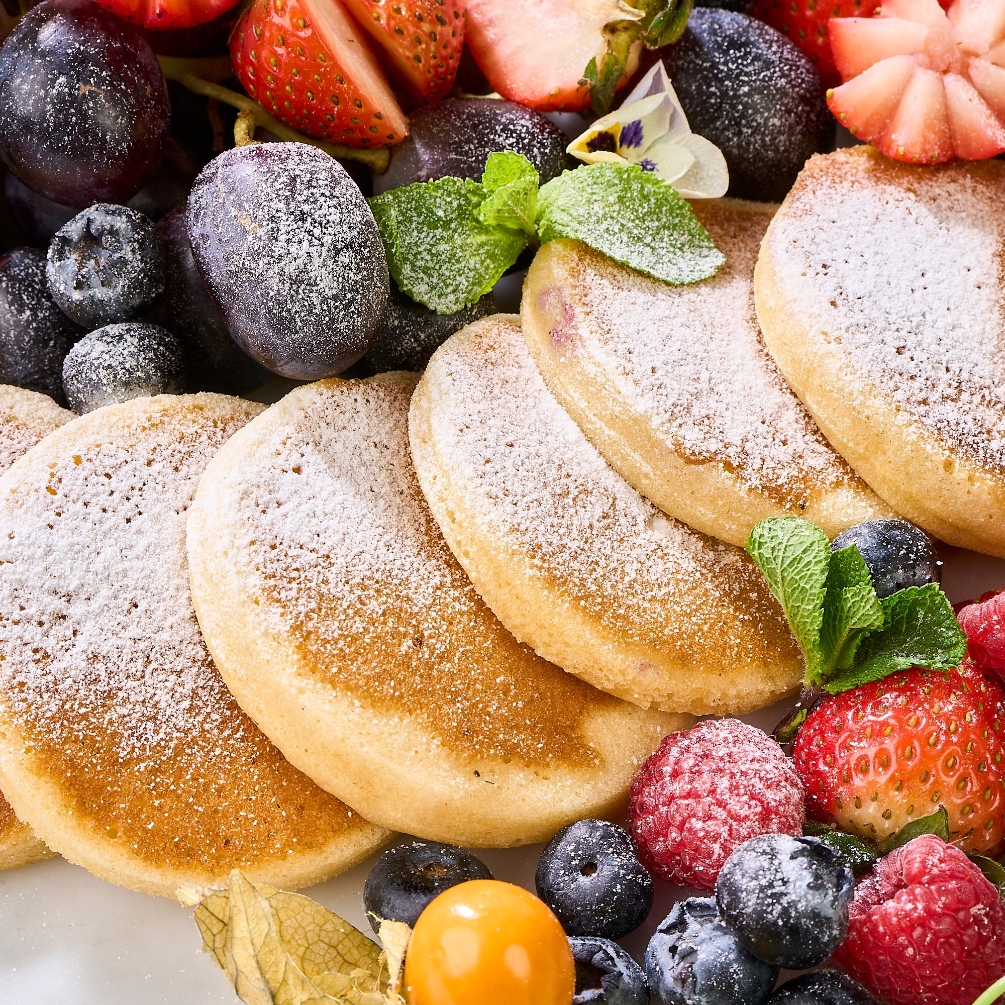 Pancakes & Berries Platter