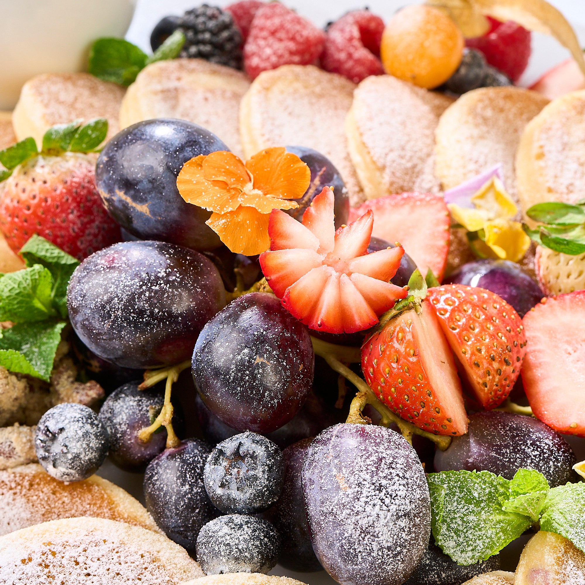 Pancakes & Berries Platter