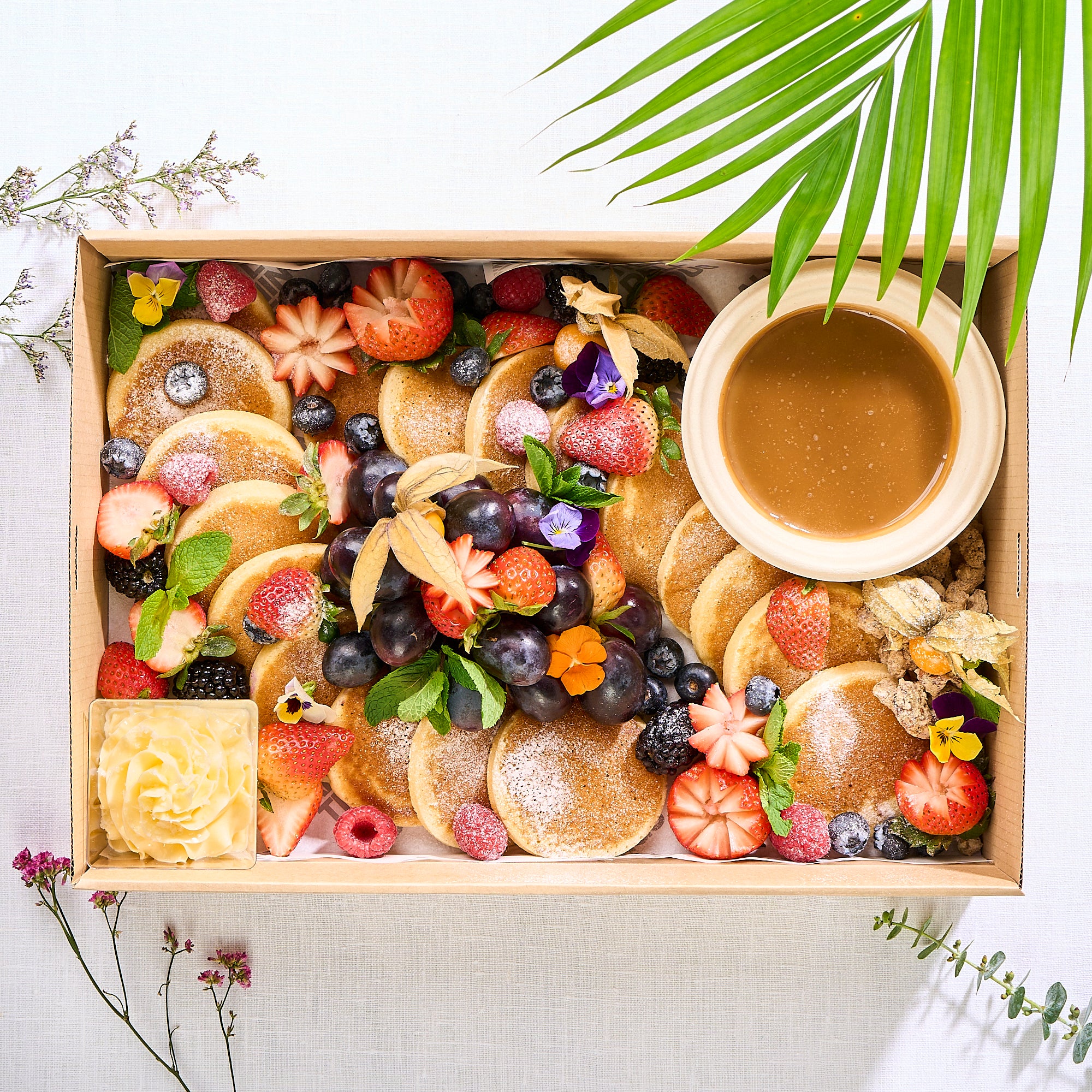 Pancakes & Berries Platter