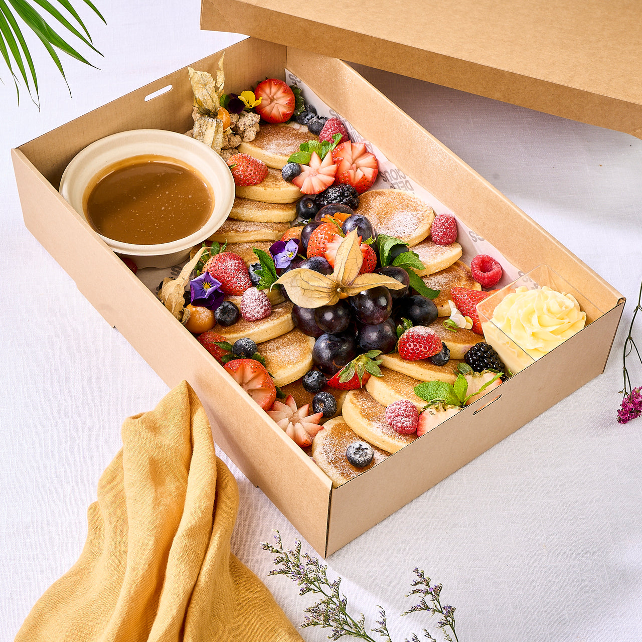 Pancakes & Berries Platter