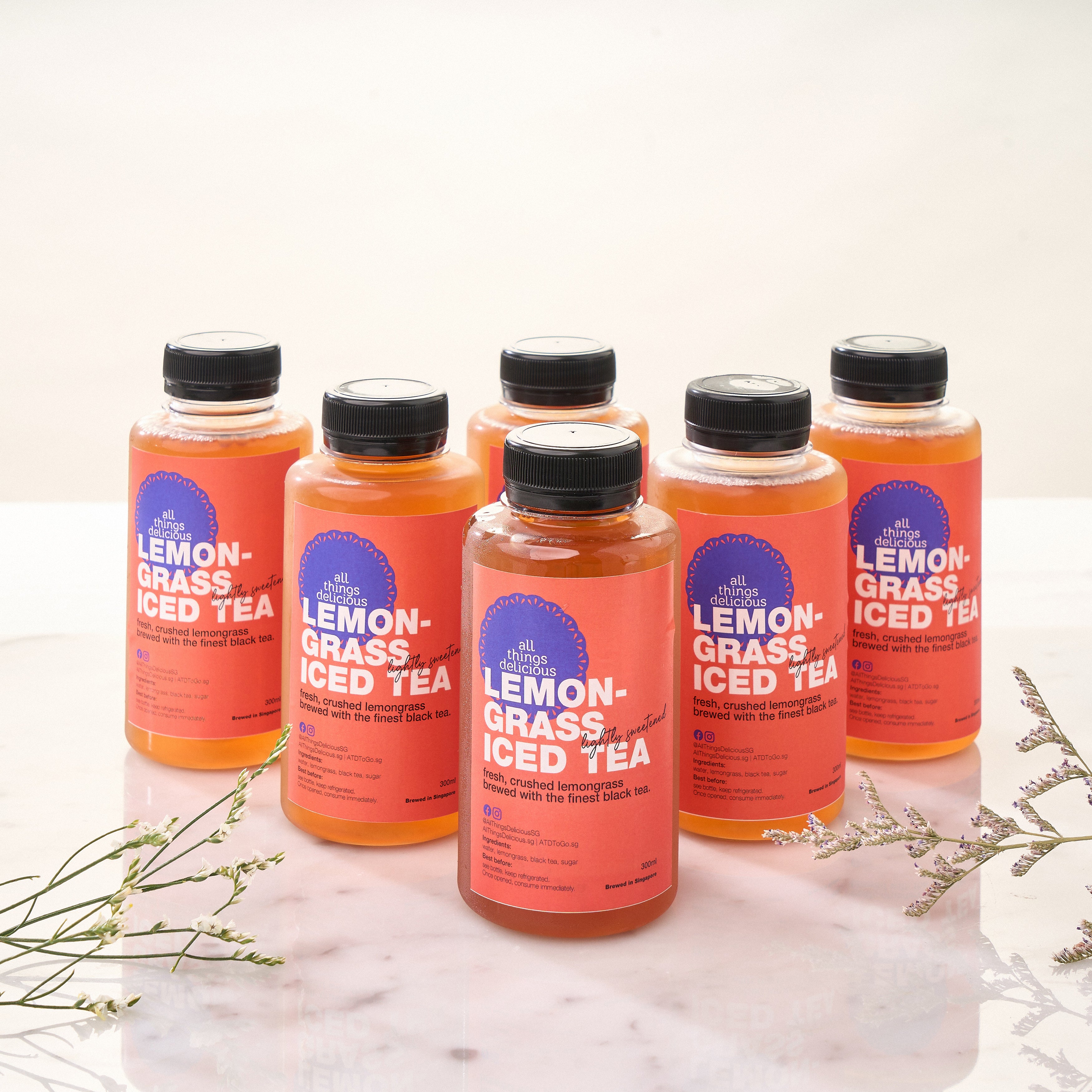 Lemongrass Iced Tea (Pack of 6) | Halal Catering Singapore – All Things ...