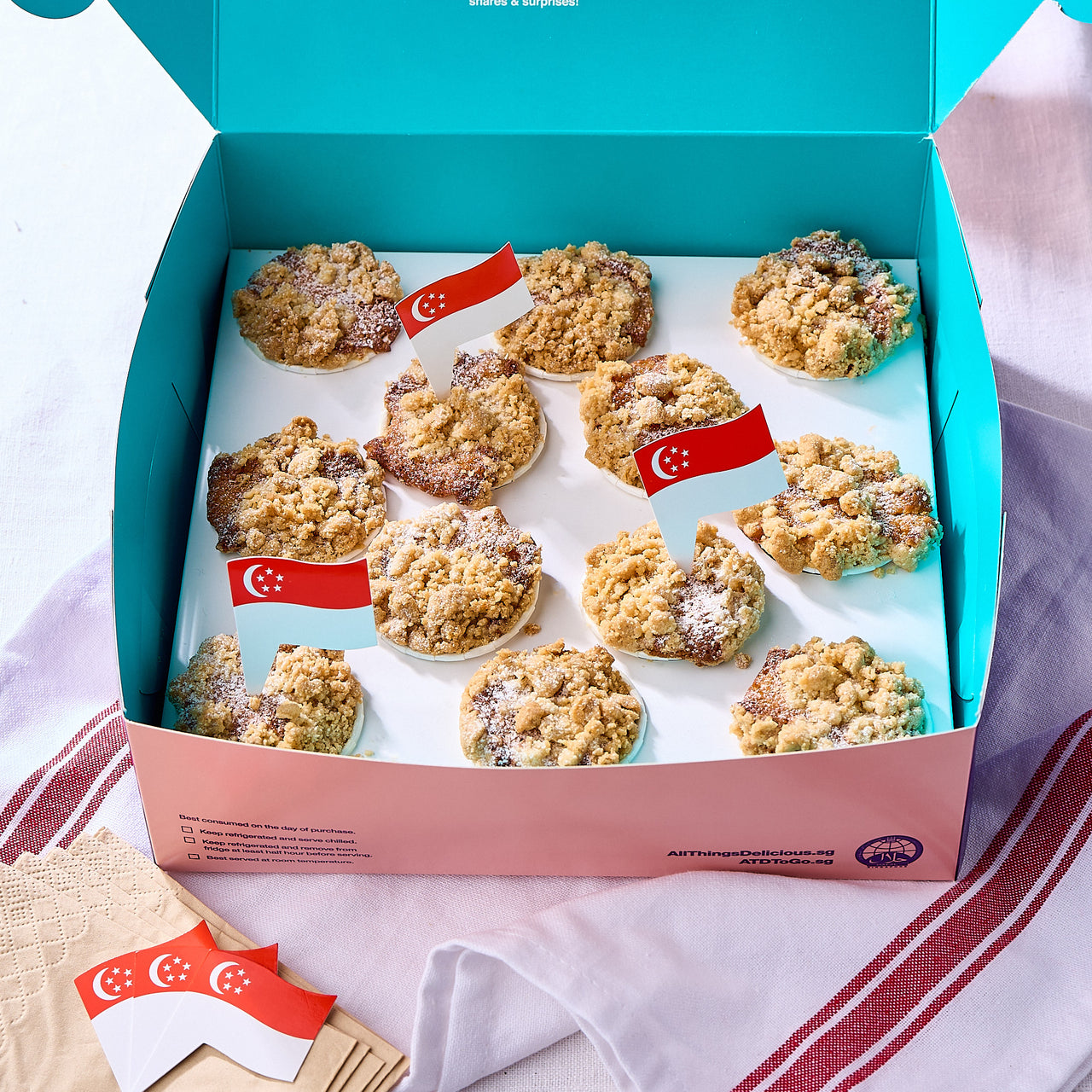 Cempedak Crumble Mini Cupcake (Box of 12)