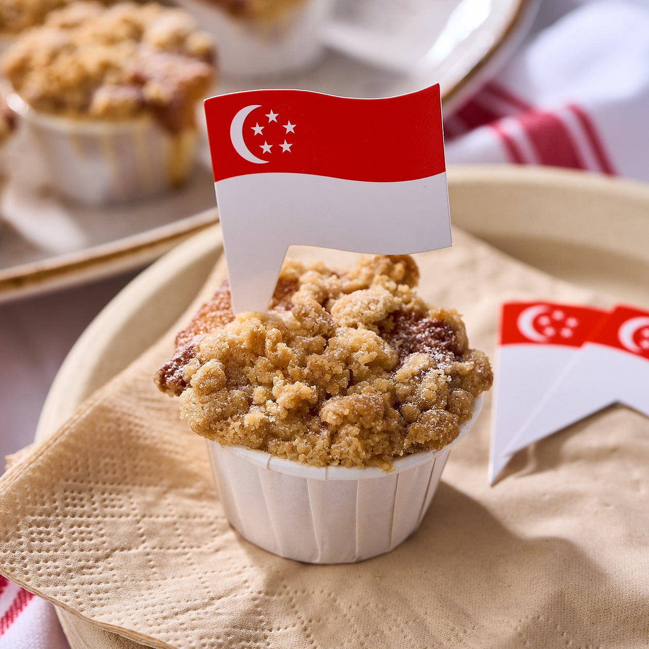 Cempedak Crumble Mini Cupcake (Box of 12)