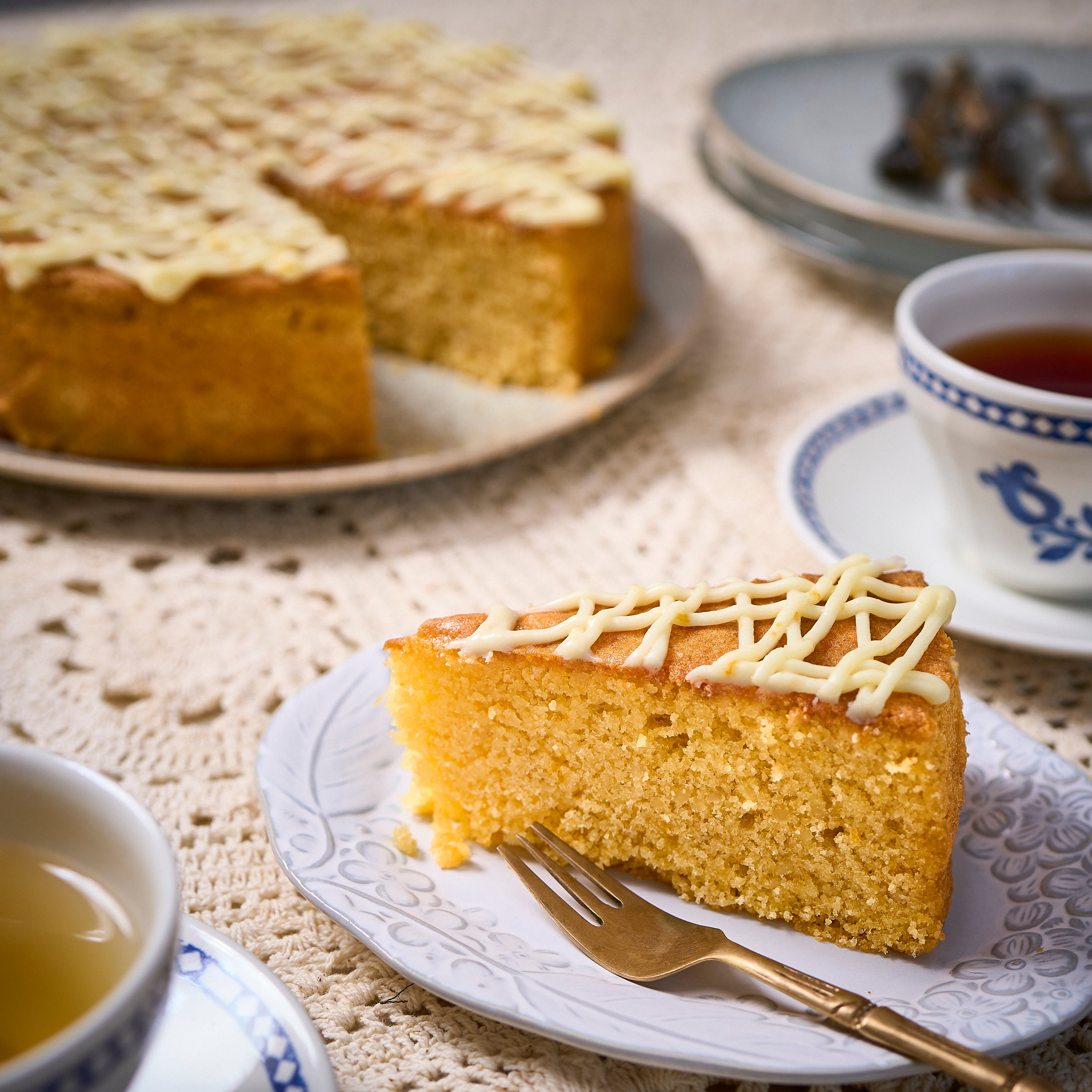Orange-Infused Sugee Cake