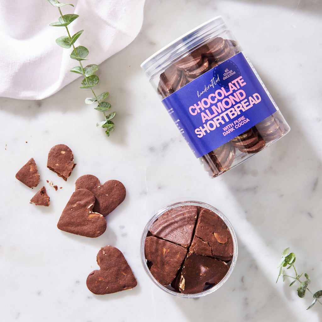 Chocolate Almond Shortbread