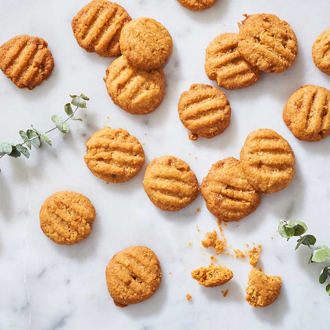 Gula Melaka cookies elegantly arranged on a table, part of the Abundance Gift Box