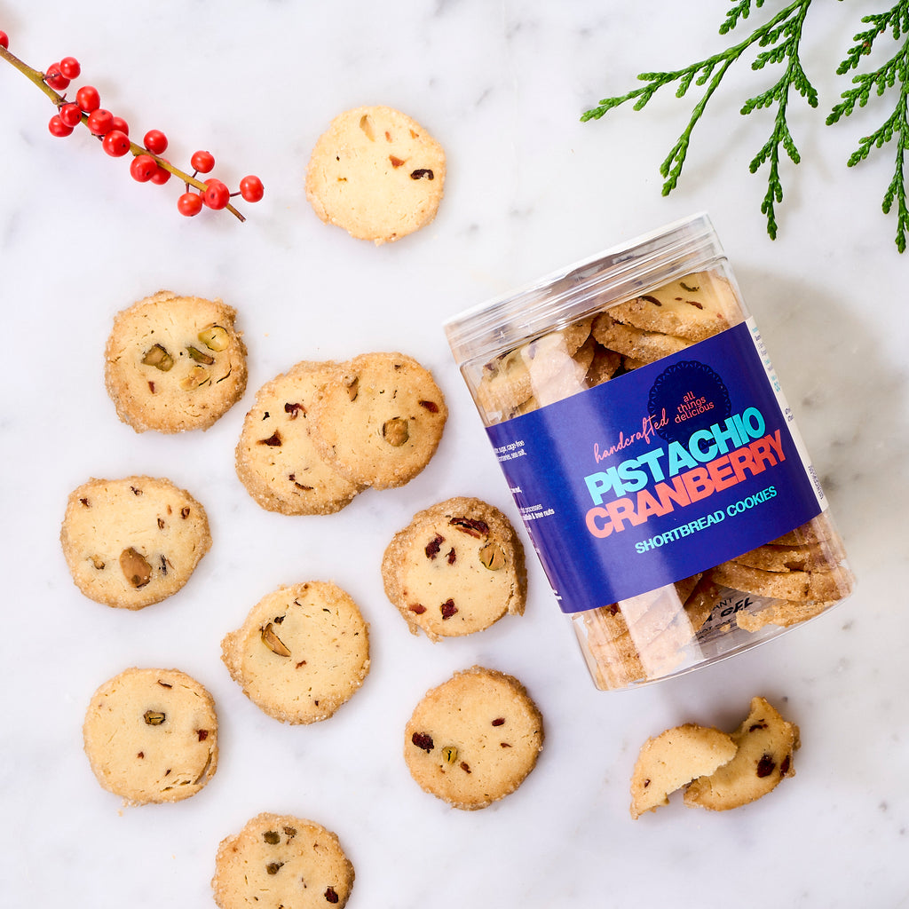 Pistachio Cranberry Shortbread