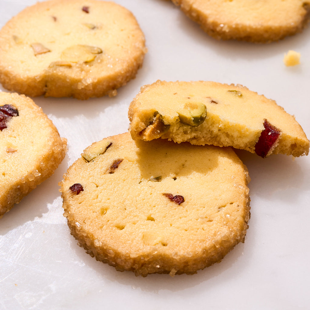 Pistachio Cranberry Shortbread