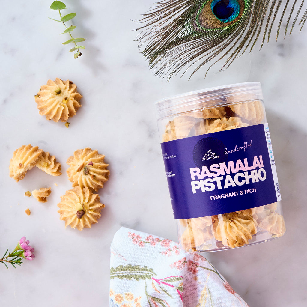 Rasmalai Pistachio Cookies (V)