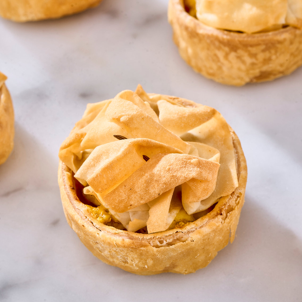 Potato & Paneer Tarts
