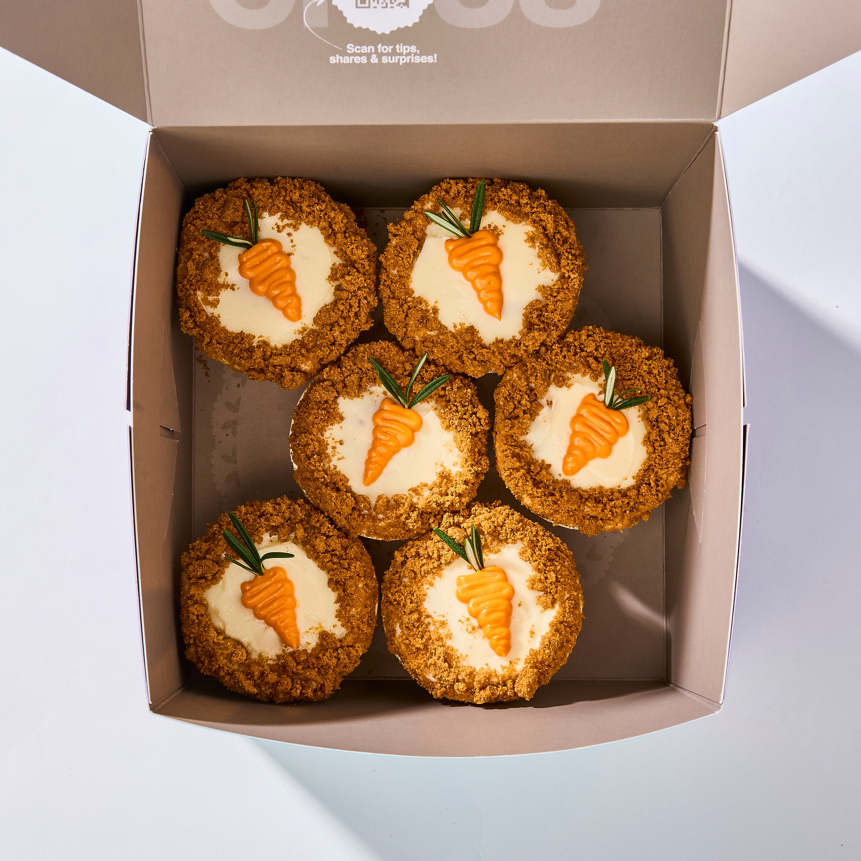 Carrot Biscoff Cupcake (Box of 6)