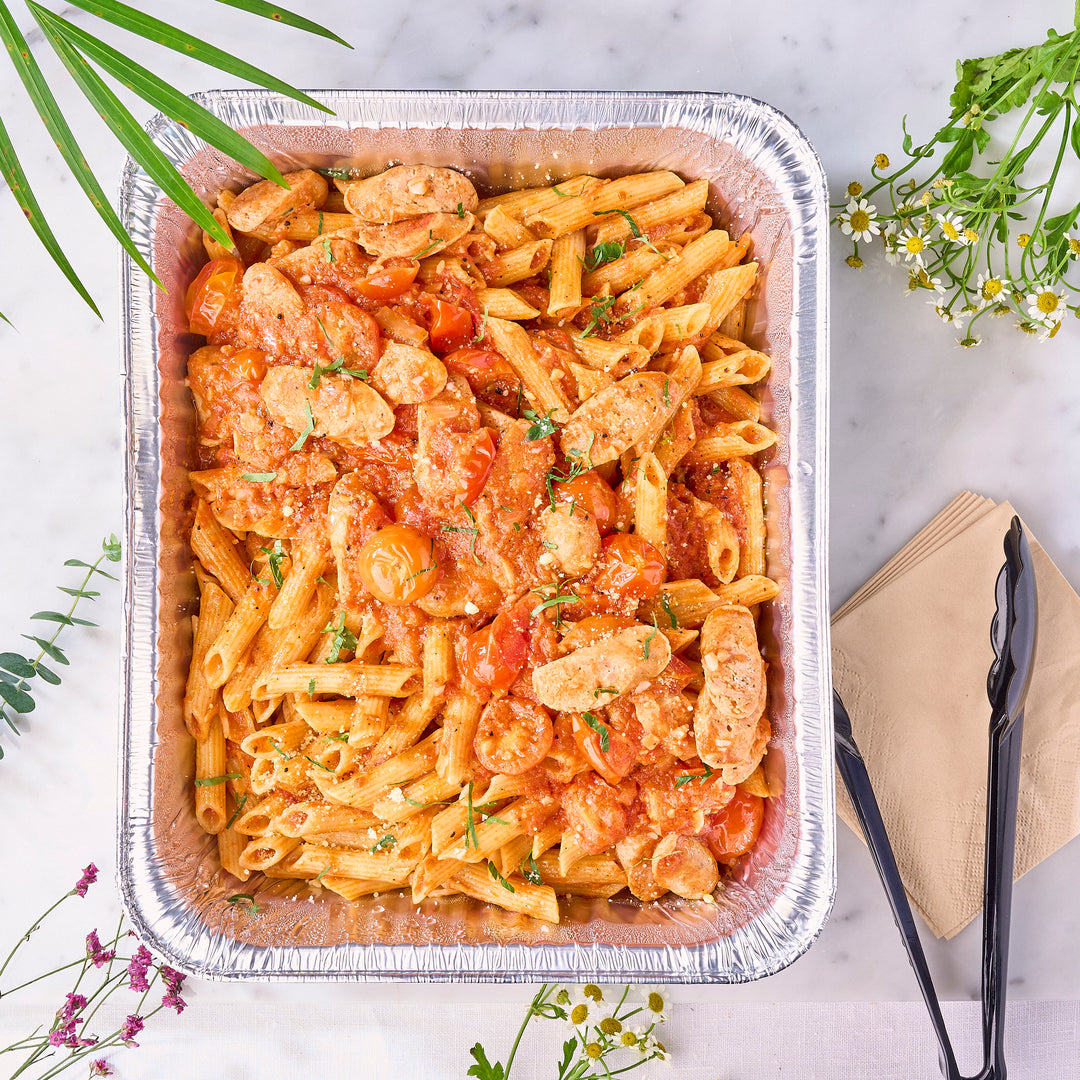 Fennel Sausage & Cherry Tomatoes Pasta Tray