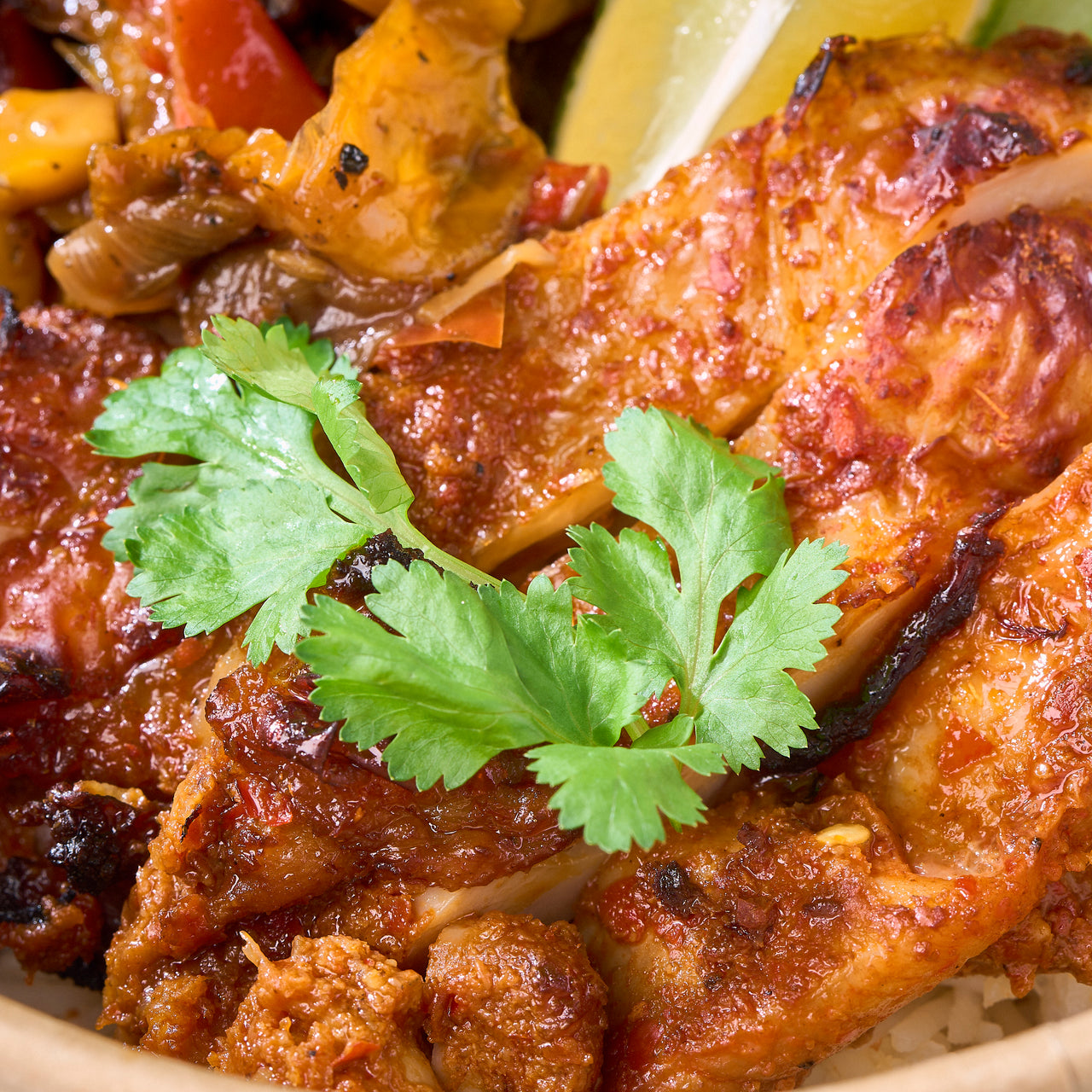 Harissa Chicken Rice Bowl