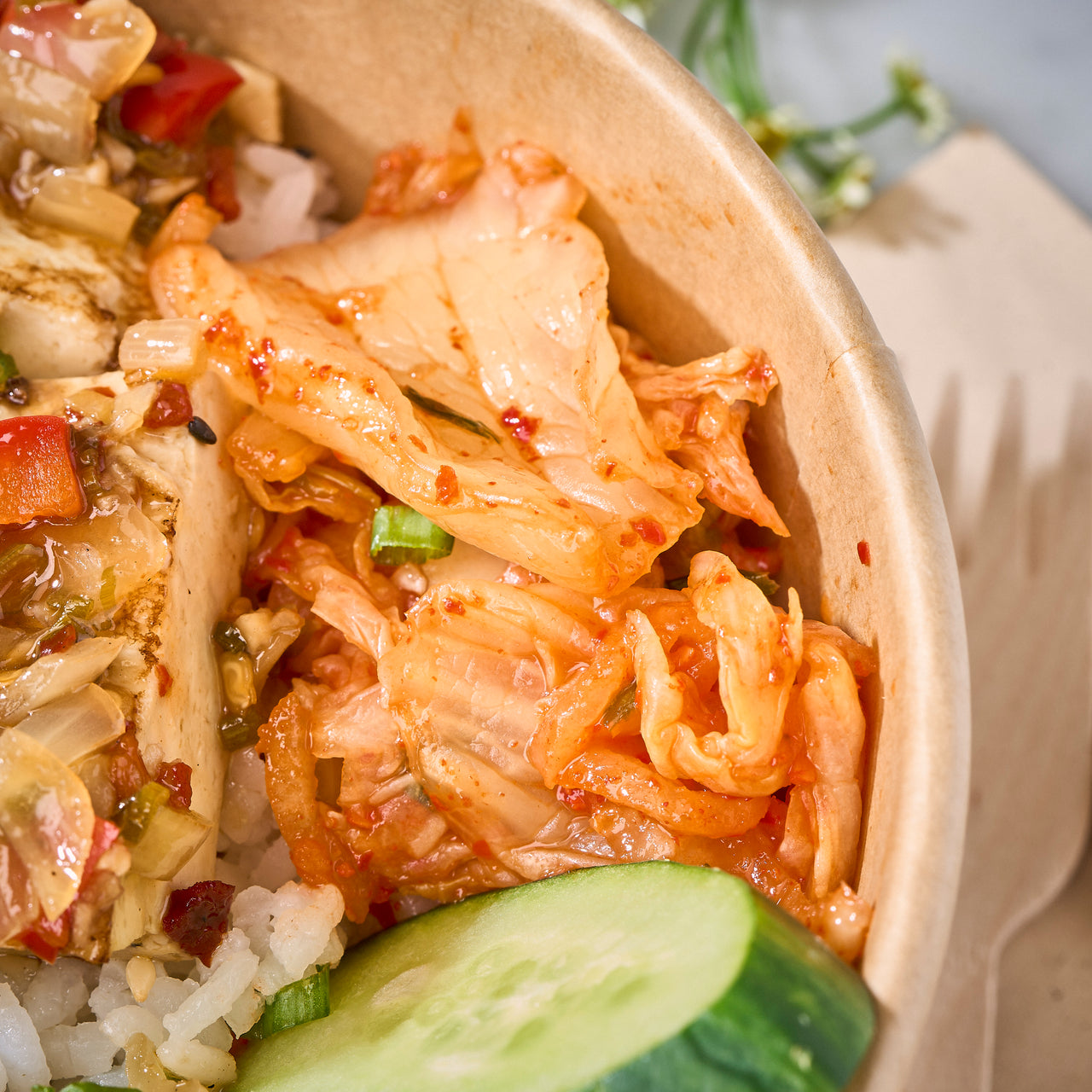 Korean Braised Tofu Rice Bowl (ML)