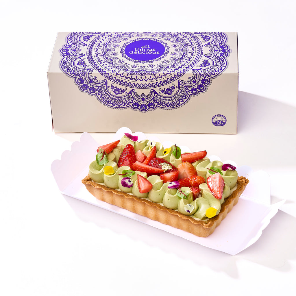 Matcha Strawberry Tart