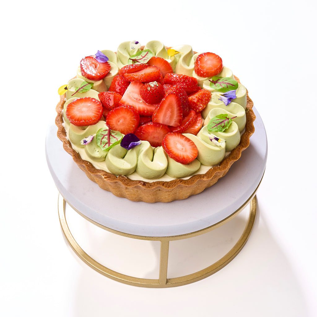 Matcha Strawberry Tart
