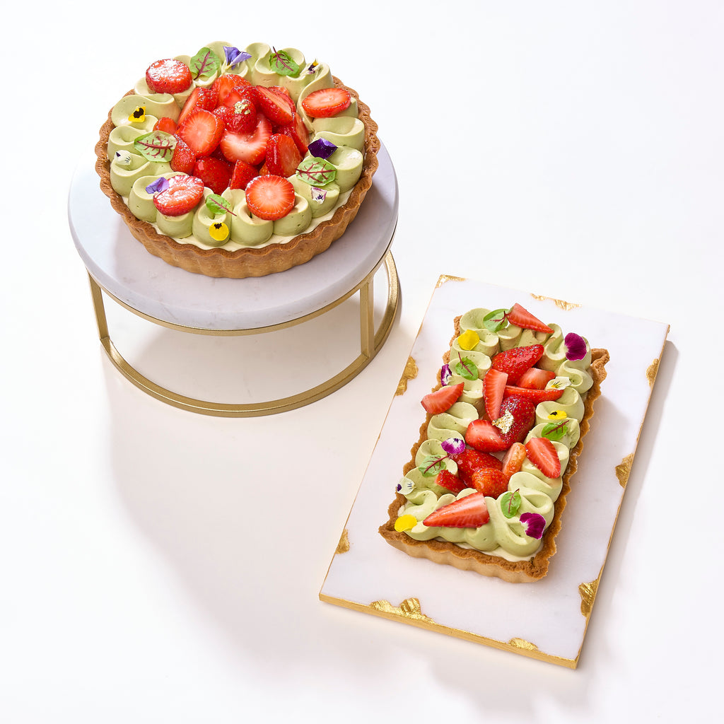 Matcha Strawberry Tart