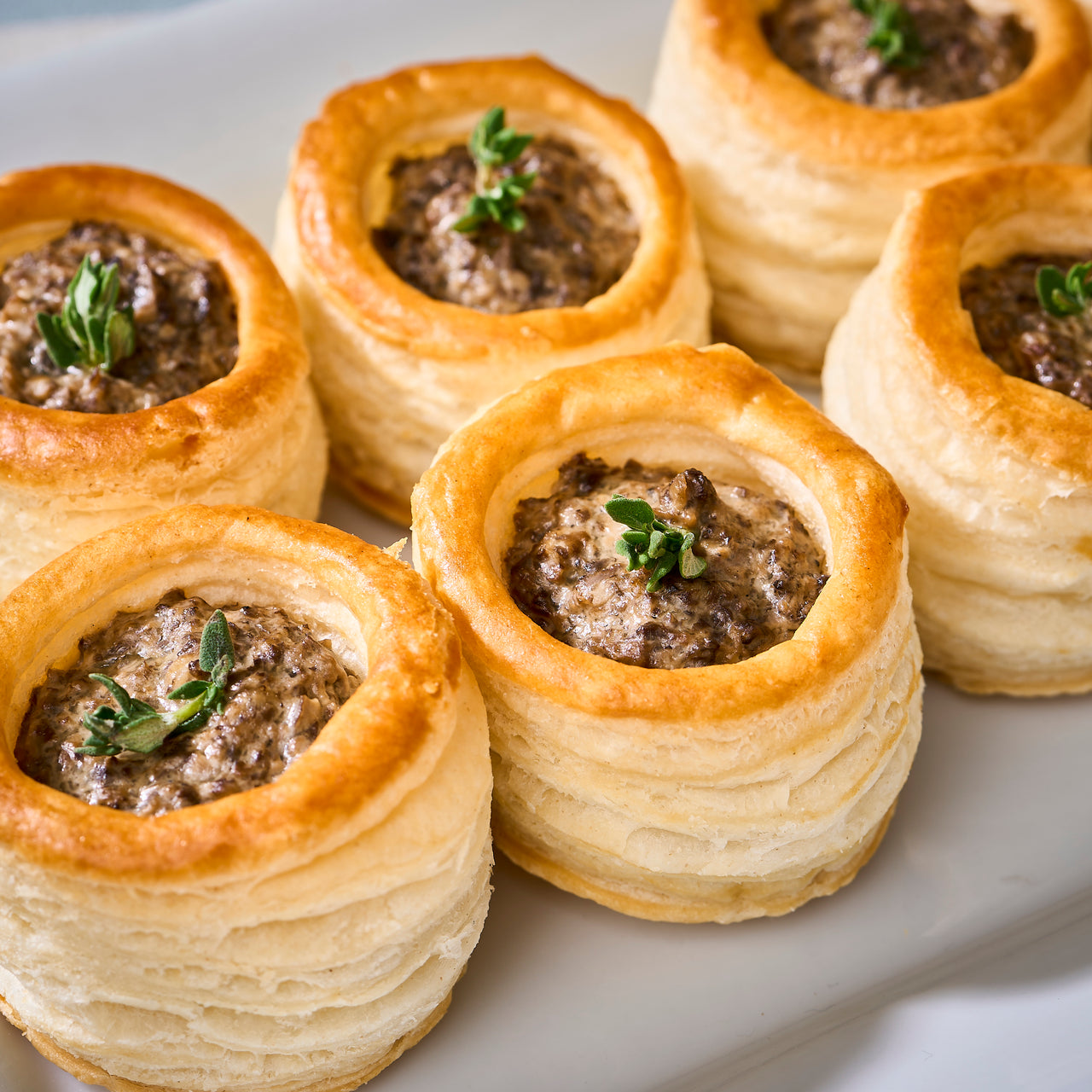 Mushroom Medley Vol-au-Vents