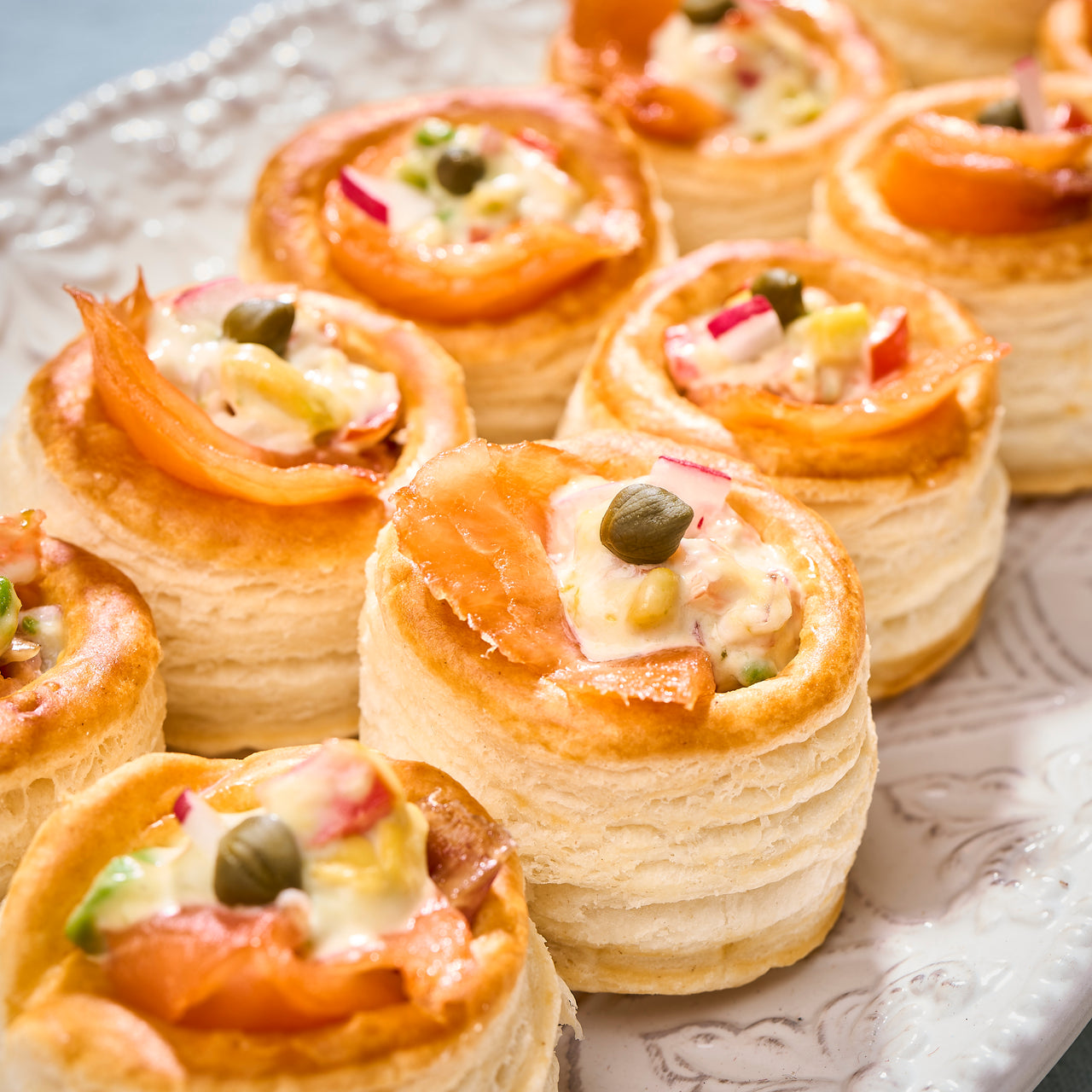 Smoked Salmon & Avocado Vol-au-Vents