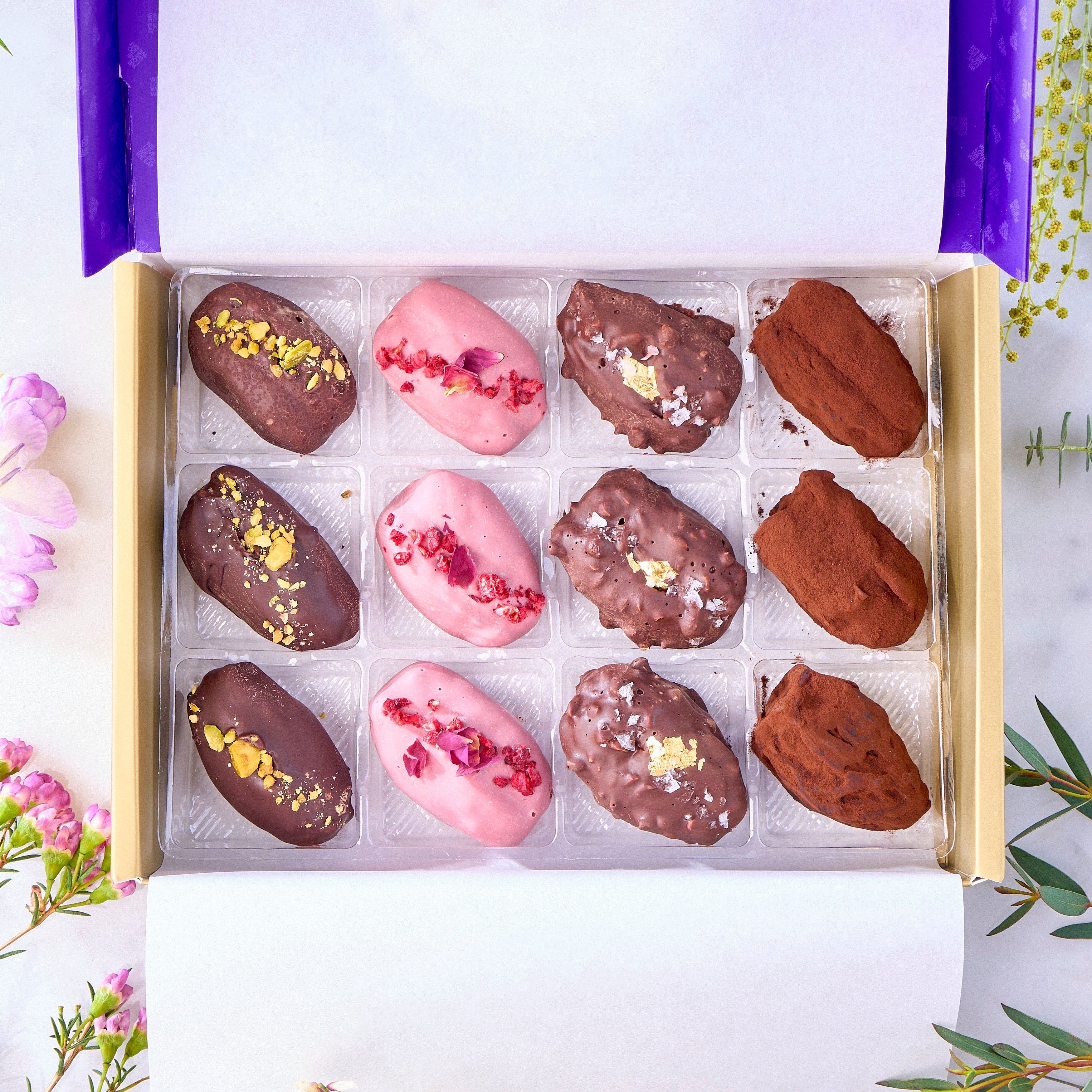 Chocolate Truffle Dates Gift Box (GF)