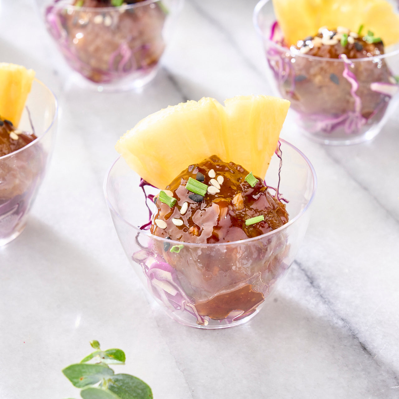 Sticky Beef Meatballs with Sesame