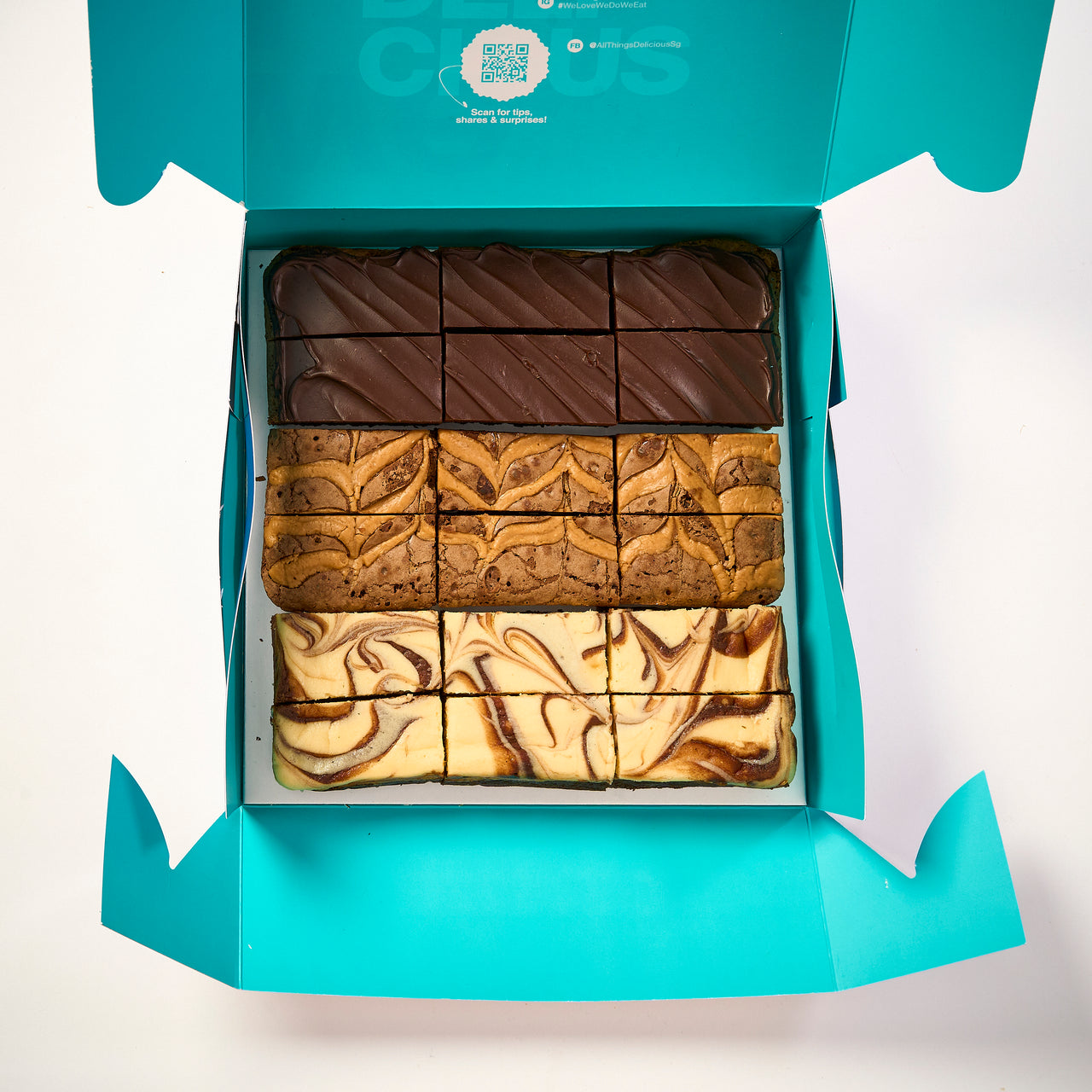 Assorted Brownie Sharing Box (Box of 18)