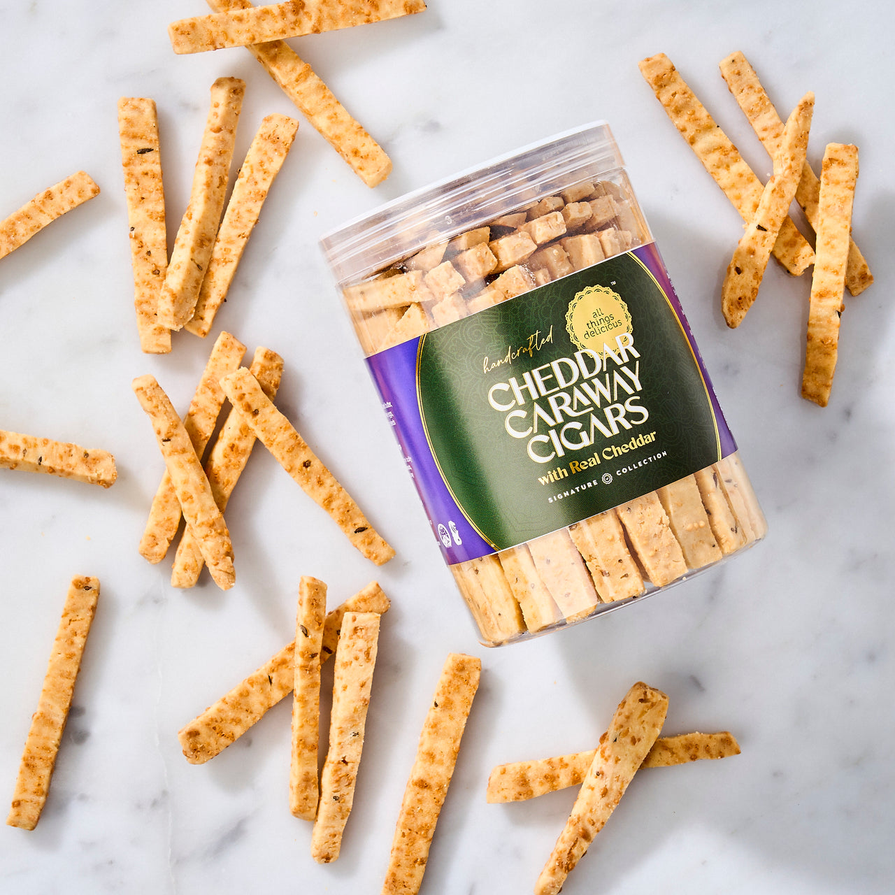 Cheddar Caraway Cigars