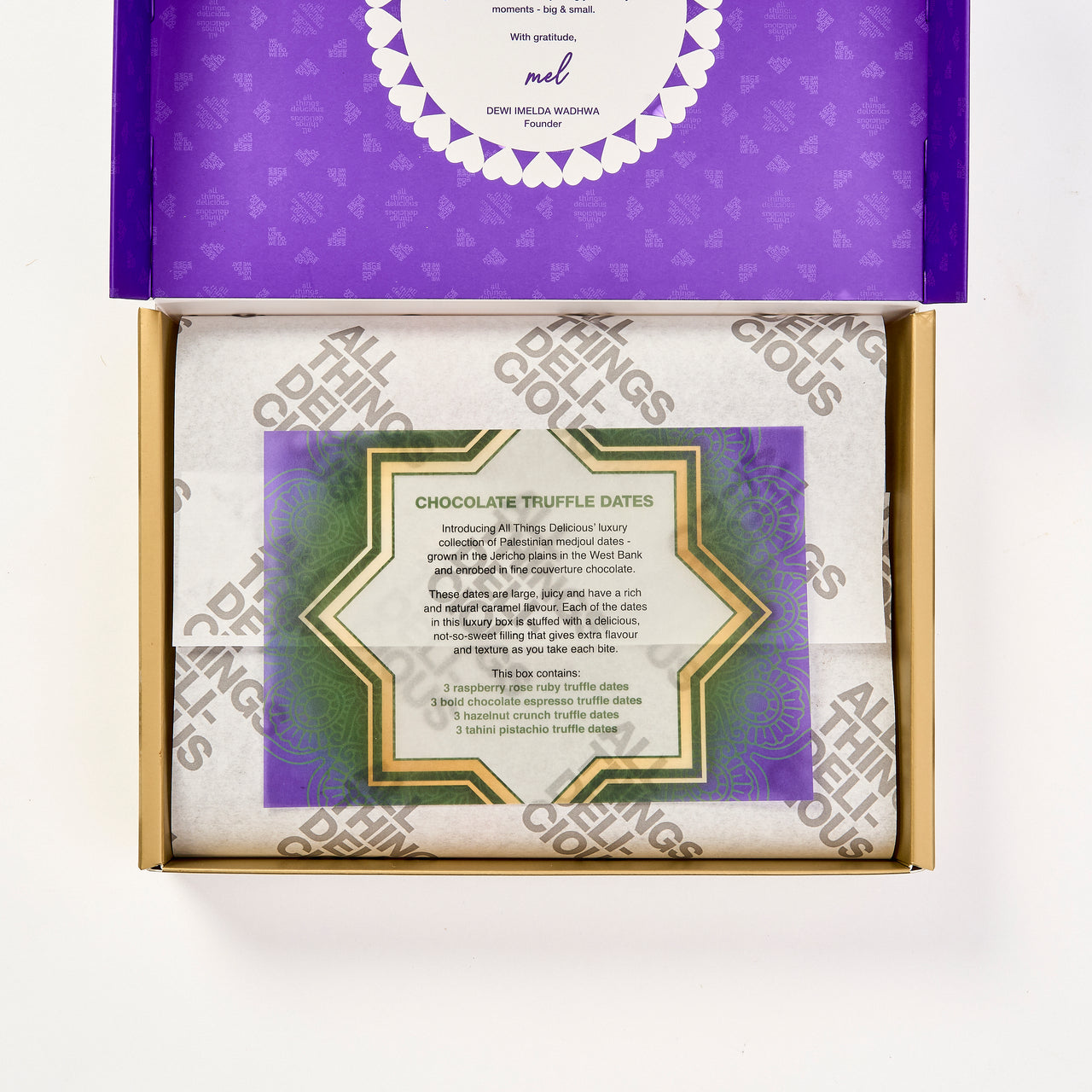 Chocolate Truffle Dates Gift Box (GF)