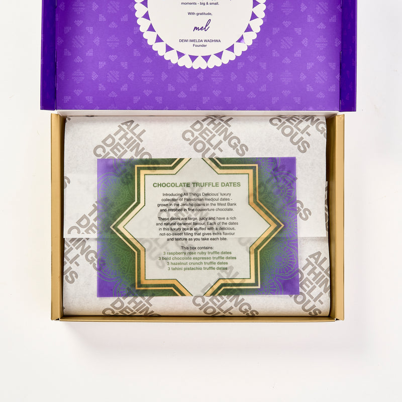 Chocolate Truffle Dates Gift Box (GF)