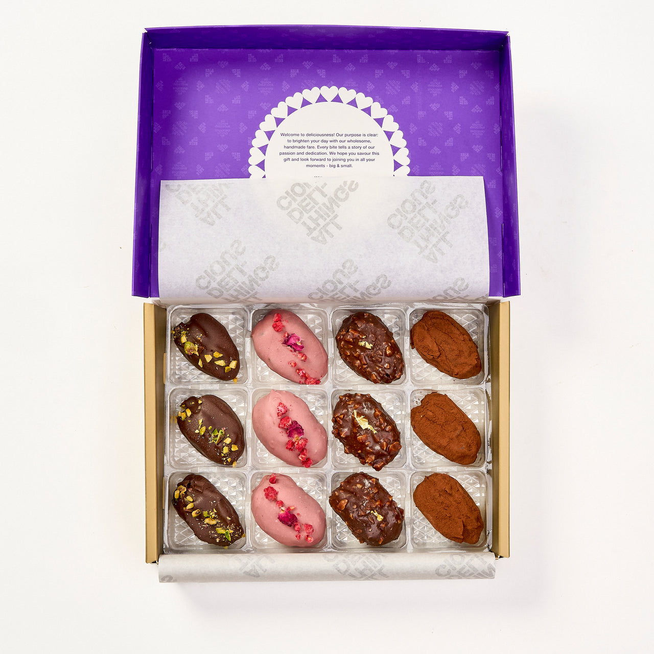 Chocolate Truffle Dates Gift Box (GF)