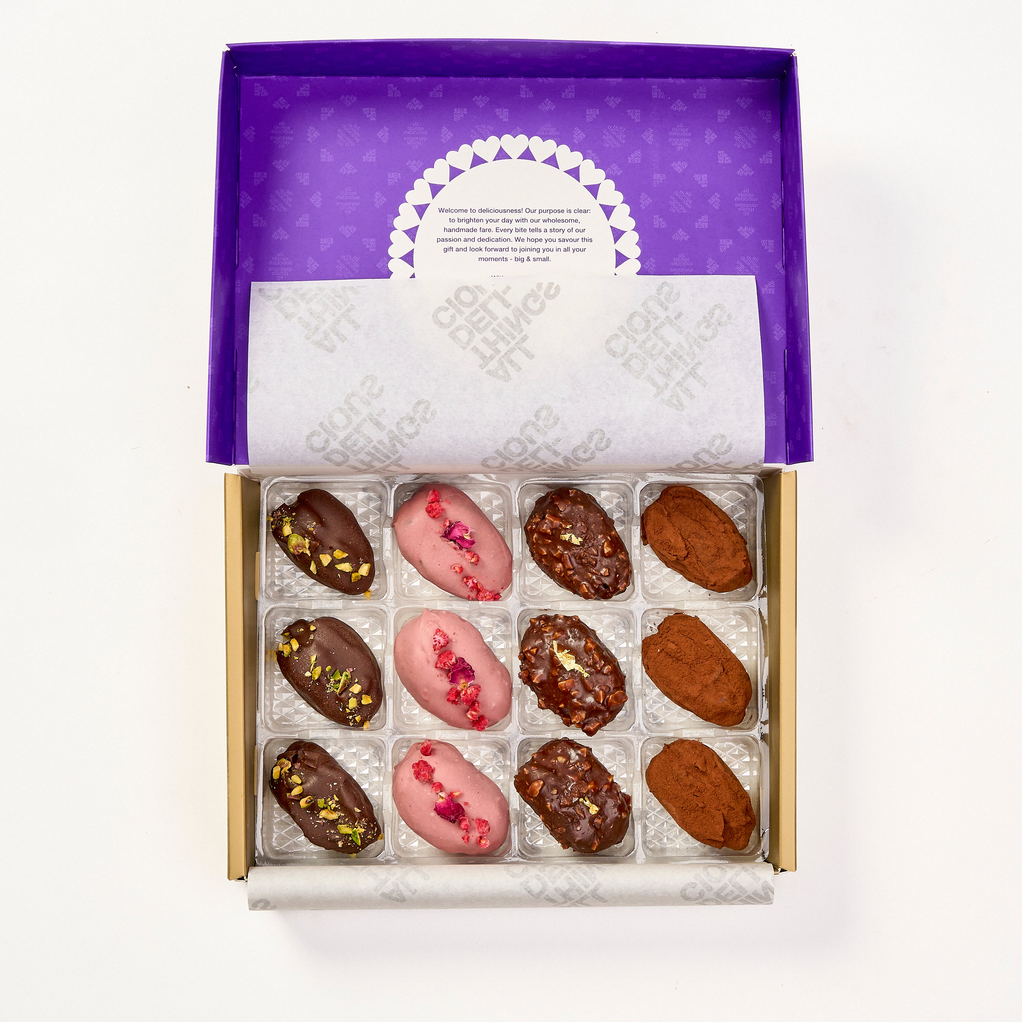 Chocolate Truffle Dates Gift Box (GF)