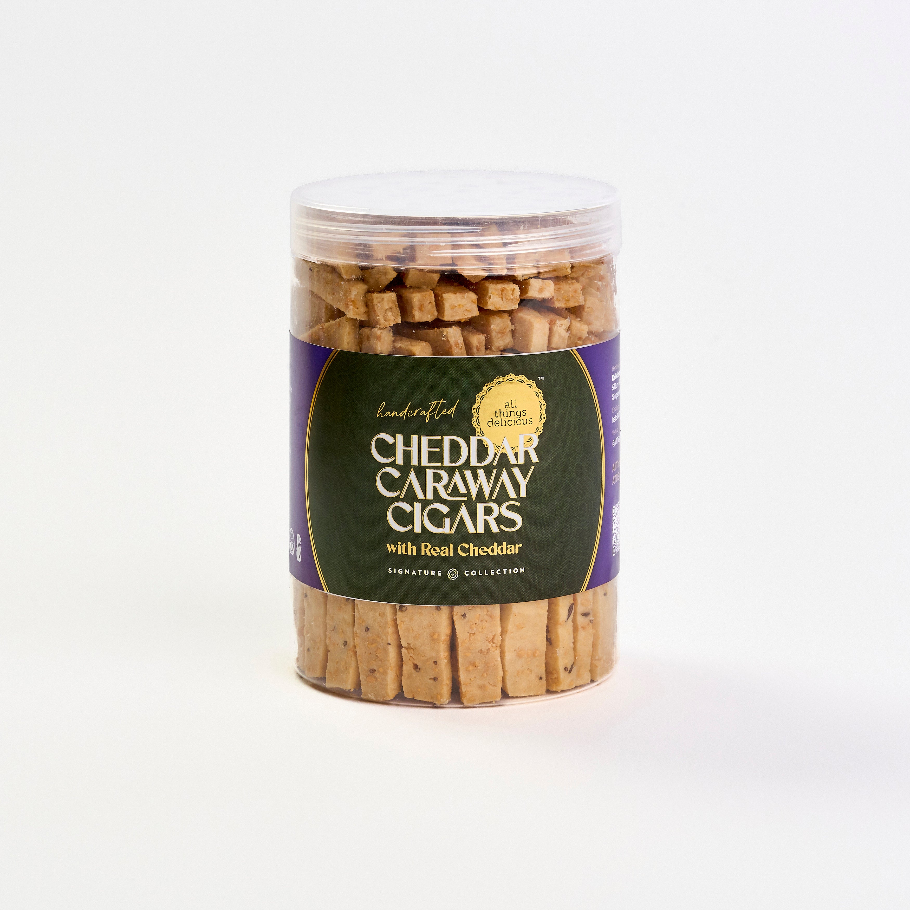 Cheddar Caraway Cigars