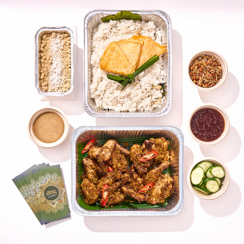 Nasi Lemak Platter - The Full Feast