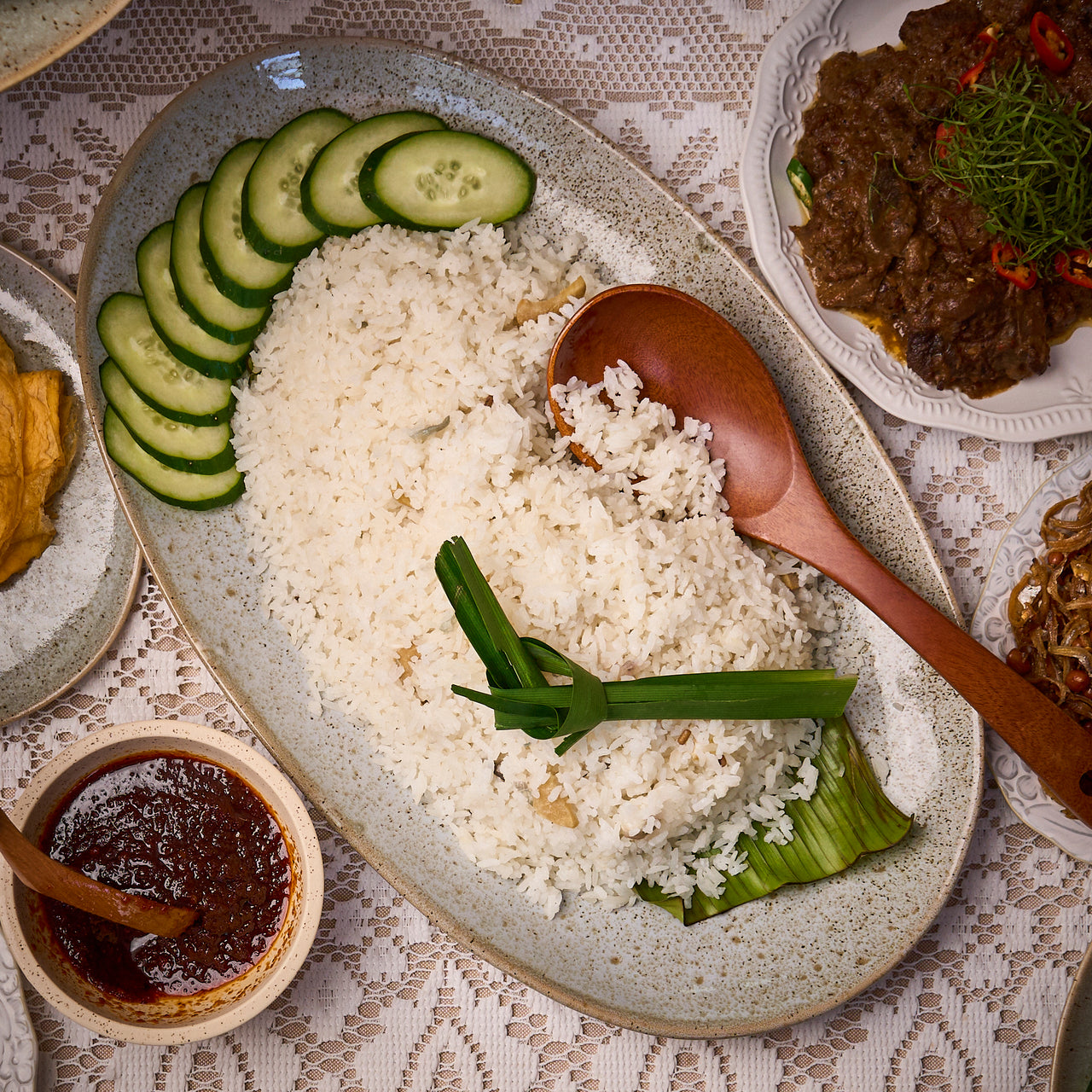 Nasi Lemak Platter