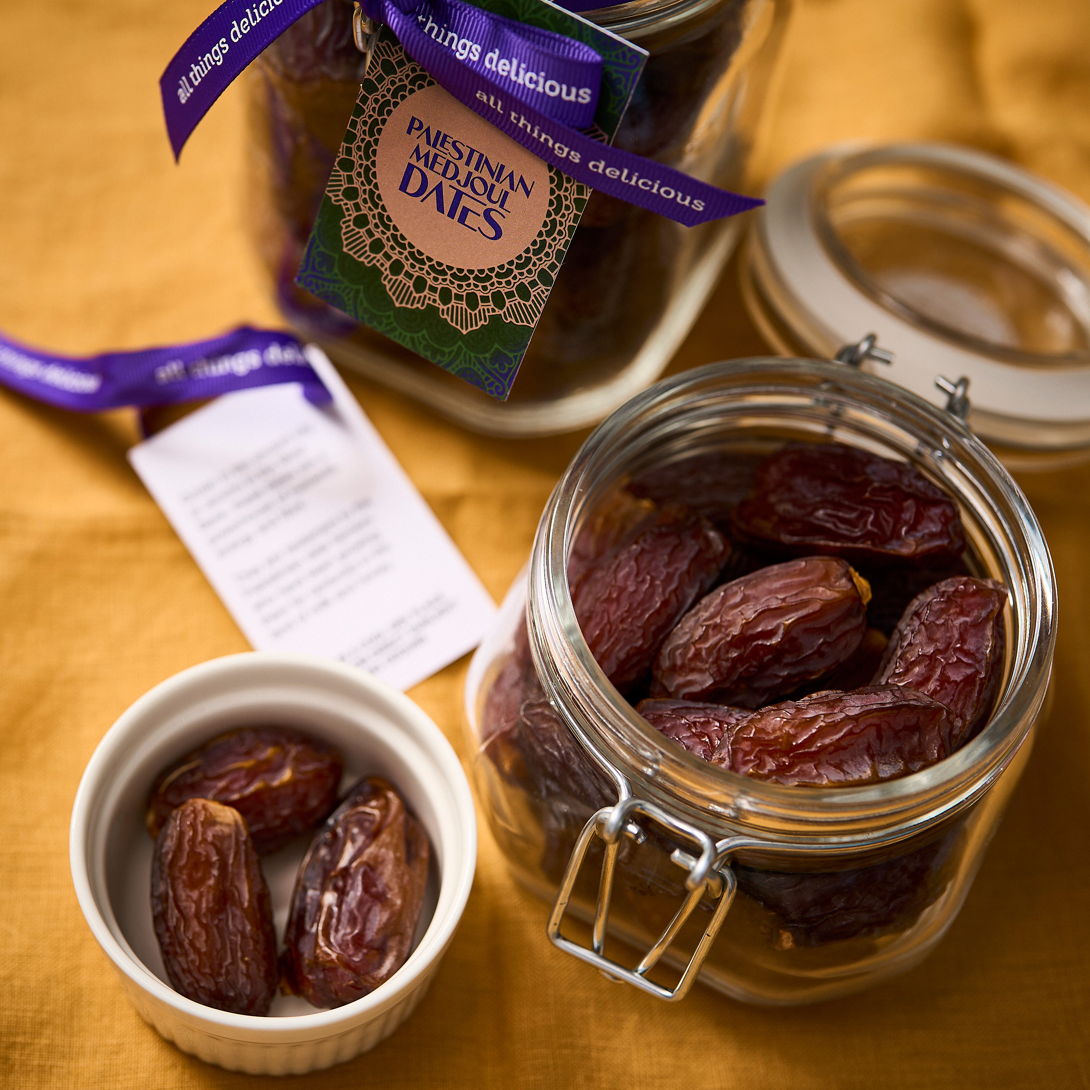 Palestinian Medjoul Dates - Large Glass Jar (GF)