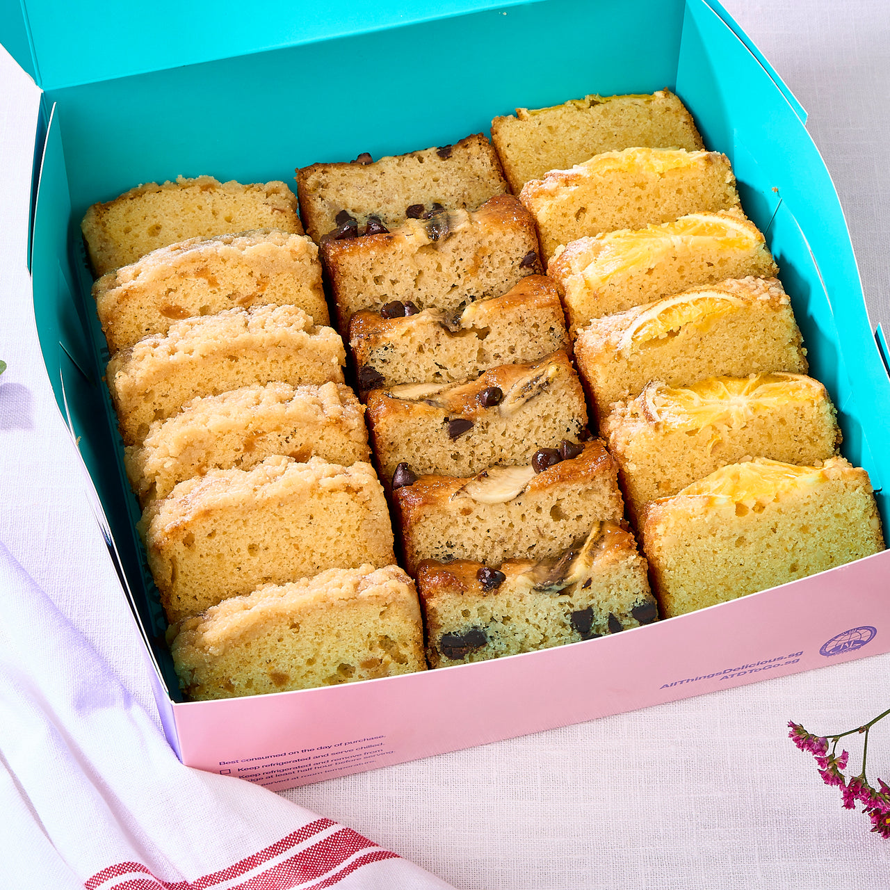 Slice Cake Party Box (Box of 18)
