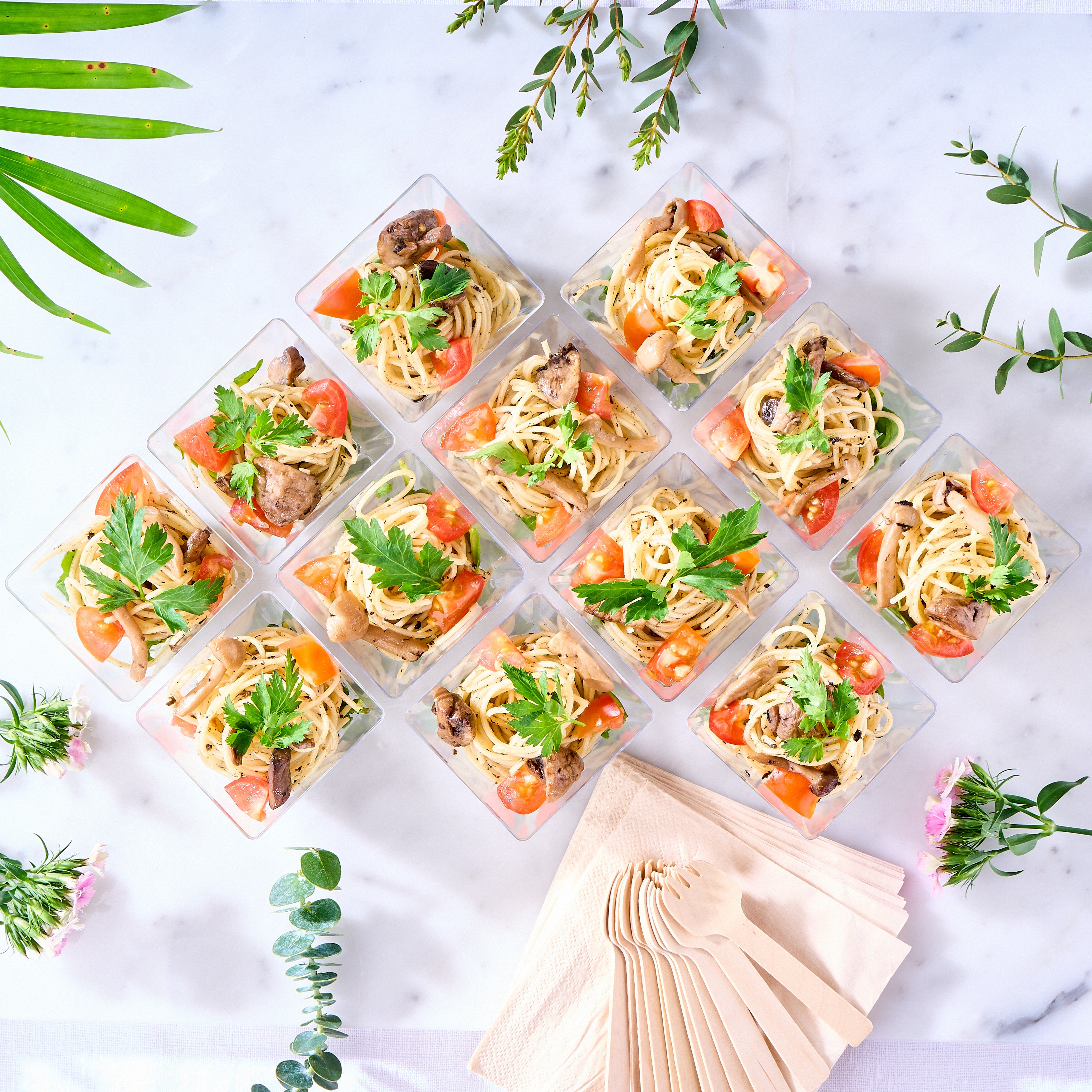 Cold Truffle Angel Hair Pasta - In Cups (Box of 12) (Vegan)